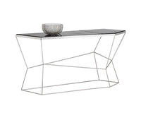 Sunpan Nathaniel Console Table - Grey Marble