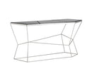 Sunpan Nathaniel Console Table - Grey Marble