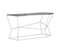 Sunpan Nathaniel Console Table - Grey Marble