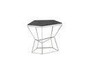 Sunpan Nathaniel End Table - Grey Marble