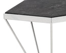 Sunpan Nathaniel End Table - Grey Marble
