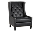 Sunpan Ohio Lounge Chair - Coal Black