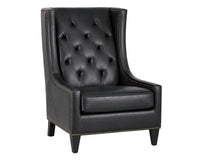 Sunpan Ohio Lounge Chair - Coal Black