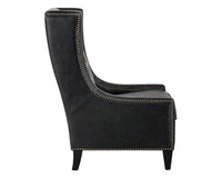 Sunpan Ohio Lounge Chair - Coal Black