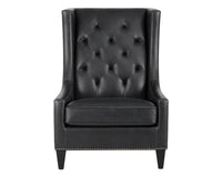 Sunpan Ohio Lounge Chair - Coal Black