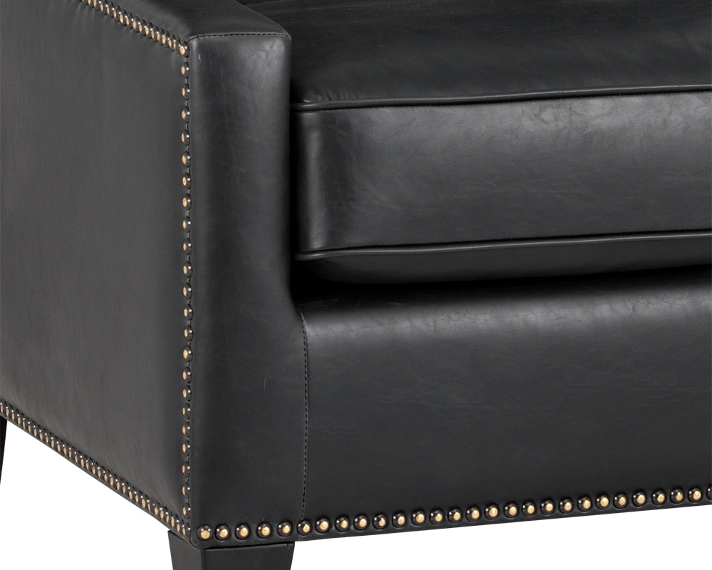 Sunpan Ohio Lounge Chair - Coal Black