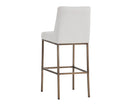 Sunpan Leighland Barstool - Dark Grey / Overcast  Grey / Coal Black / Havana Dark Brown