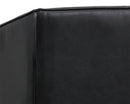 Sunpan Phoenix Swivel Dining Armchair - Coal Black