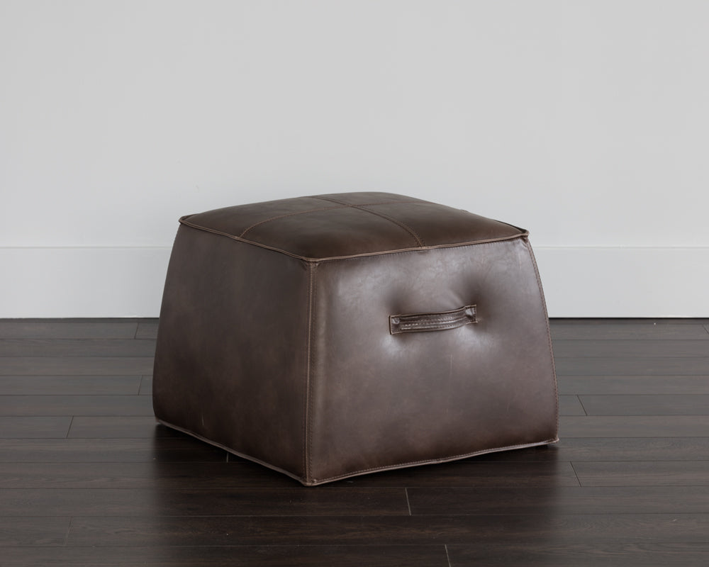 Sunpan Aspen Ottoman - Merino Cotton