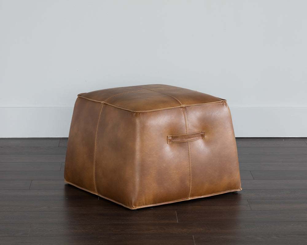 Sunpan Aspen Ottoman - Merino Cotton