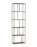Sunpan Eiffel Bookcase - Small - Antique Brass / Black