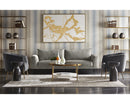 Sunpan Eiffel Bookcase - Large - Antique Brass/Black