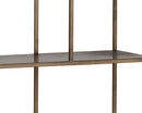 Sunpan Eiffel Bookcase - Large - Antique Brass/Black