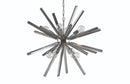 Sunpan Faraday Chandelier - Large - Clear/Smoke Grey