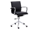 Sunpan Morgan Office Chair - Onyx/Snow/Tan