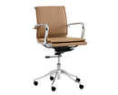 Sunpan Morgan Office Chair - Onyx/Snow/Tan