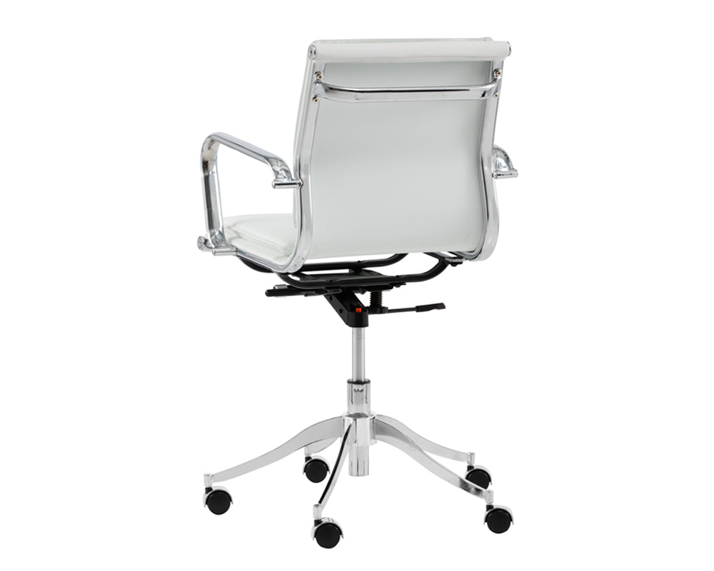 Sunpan Morgan Office Chair - Onyx/Snow/Tan