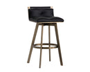 Sunpan Arizona Swivel Barstool - Castillo Black/Castillo Cream