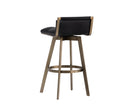 Sunpan Arizona Swivel Barstool - Castillo Black/Castillo Cream