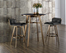 Sunpan Arizona Swivel Barstool - Castillo Black/Castillo Cream