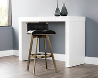 Sunpan Arizona Swivel Barstool - Castillo Black/Castillo Cream