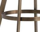 Sunpan Arizona Swivel Barstool - Castillo Black/Castillo Cream