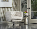 Sunpan Carmel Side Table - Stainless Steel/Yellow Gold