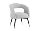 Sunpan Baily Dining Armchair in Hemingway Marble