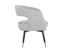 Sunpan Baily Dining Armchair in Hemingway Marble