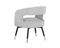 Sunpan Baily Dining Armchair in Hemingway Marble