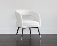 Sunpan Baily Dining Armchair in Hemingway Marble