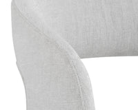Sunpan Baily Dining Armchair in Hemingway Marble