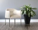 Sunpan Jax Dining Armchair - Barely Beige