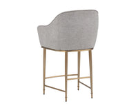 Sunpan Bowman Counter Stool in Flint Grey/Sparrow Grey