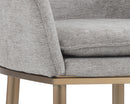 Sunpan Bowman Counter Stool in Flint Grey/Sparrow Grey