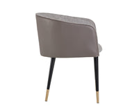Sunpan Asher Dining Armchair - Abbington Black and Napa Black/Flint Grey and Napa Taupe/Sparrow Grey and Napa Black
