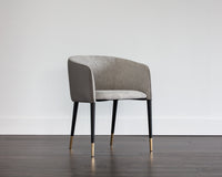 Sunpan Asher Dining Armchair - Abbington Black and Napa Black/Flint Grey and Napa Taupe/Sparrow Grey and Napa Black