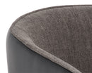 Sunpan Asher Dining Armchair - Abbington Black and Napa Black/Flint Grey and Napa Taupe/Sparrow Grey and Napa Black