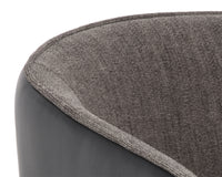 Sunpan Asher Dining Armchair - Abbington Black and Napa Black/Flint Grey and Napa Taupe/Sparrow Grey and Napa Black