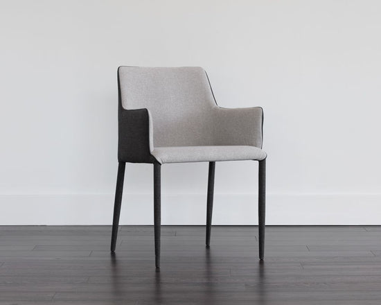 SUNPAN Renee Dining Armchair - Armour Grey / Dark Slate