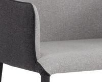 SUNPAN Renee Dining Armchair - Armour Grey / Dark Slate