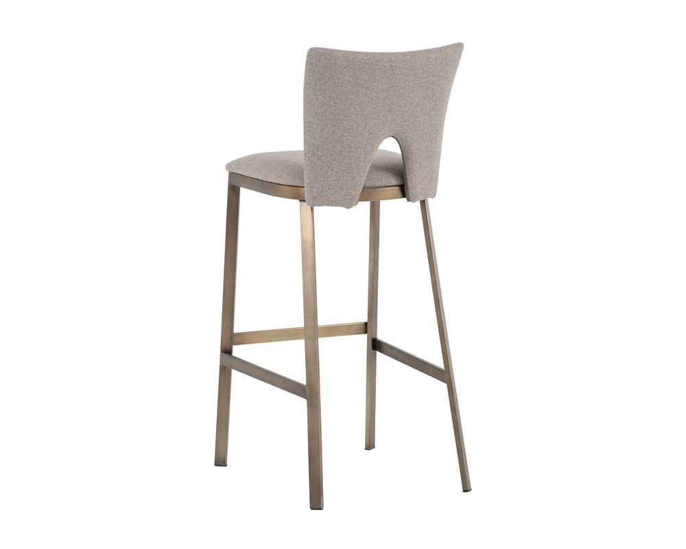 SUNPAN Reid Barstool - Biscotti Brown