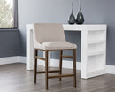 Sunpan Halden Counter Stool - Beige Linen/Bravo Cream/Bravo Metal/Vintage Black/Vintage Blue/Vintage Cognac