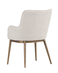 Sunpan Franklin Dining Armchair - Beige Linen/Bravo Cream/ Vintage Black/Vintage Blue