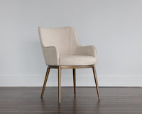Sunpan Franklin Dining Armchair - Beige Linen/Bravo Cream/ Vintage Black/Vintage Blue