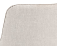 Sunpan Franklin Dining Armchair - Beige Linen/Bravo Cream/ Vintage Black/Vintage Blue