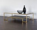 Sunpan Carver Coffee Table - Rectangular