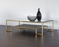 Sunpan Carver Coffee Table - Rectangular