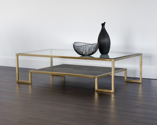 Sunpan Carver Coffee Table - Rectangular
