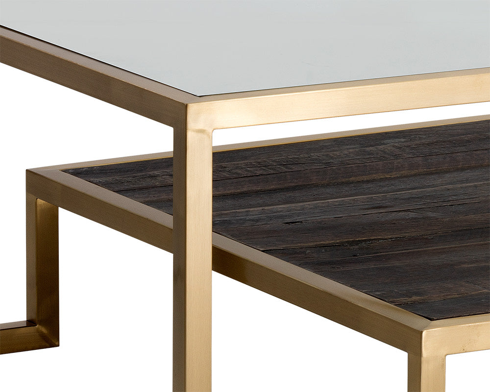 Sunpan Carver Coffee Table - Rectangular